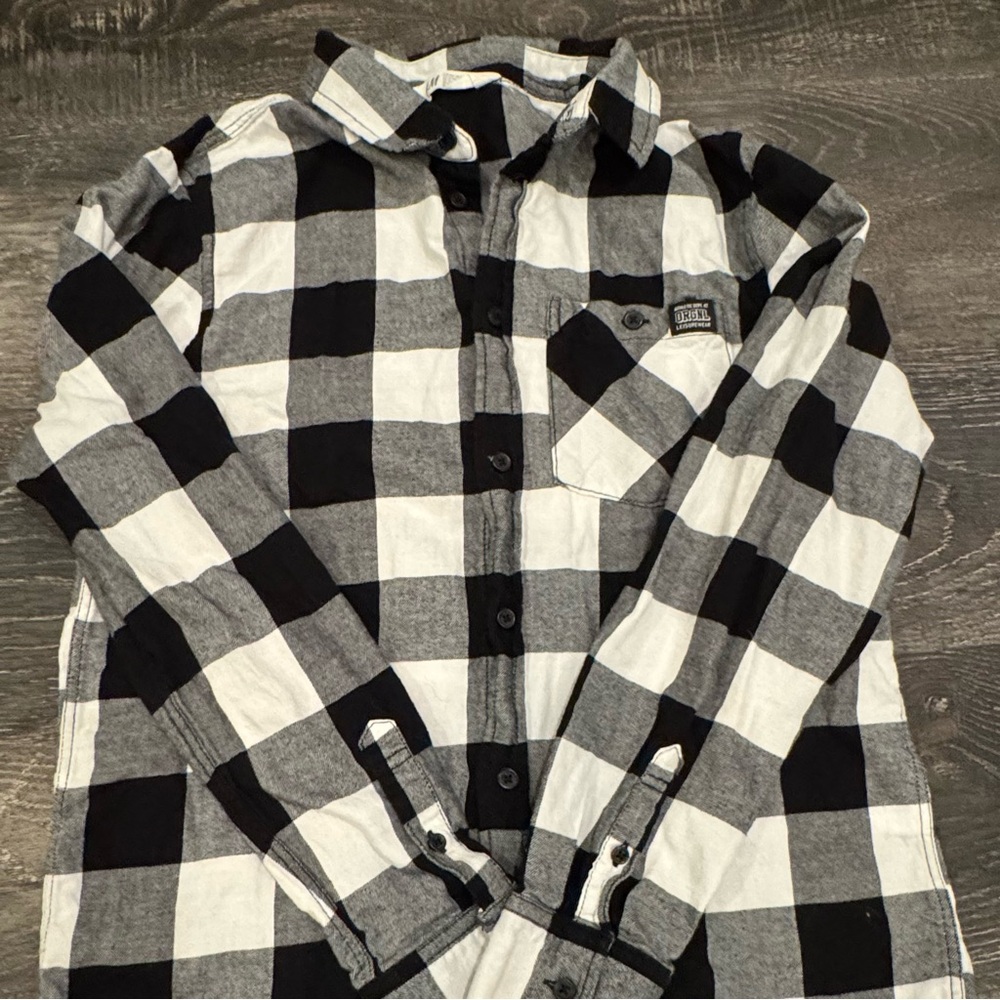 H&M Buffalo Check Flannel Shirt